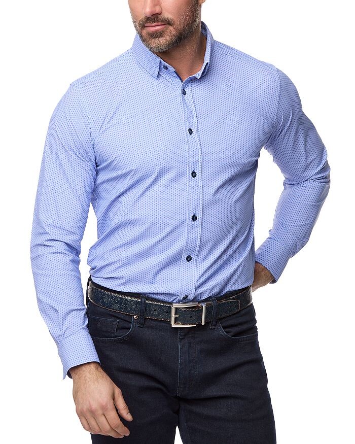 Рубашка с принтом на пуговицах спереди Robert Graham Clifford, синий
Рубашка с принтом на пуговицах спереди Robert Graham Clifford, синий