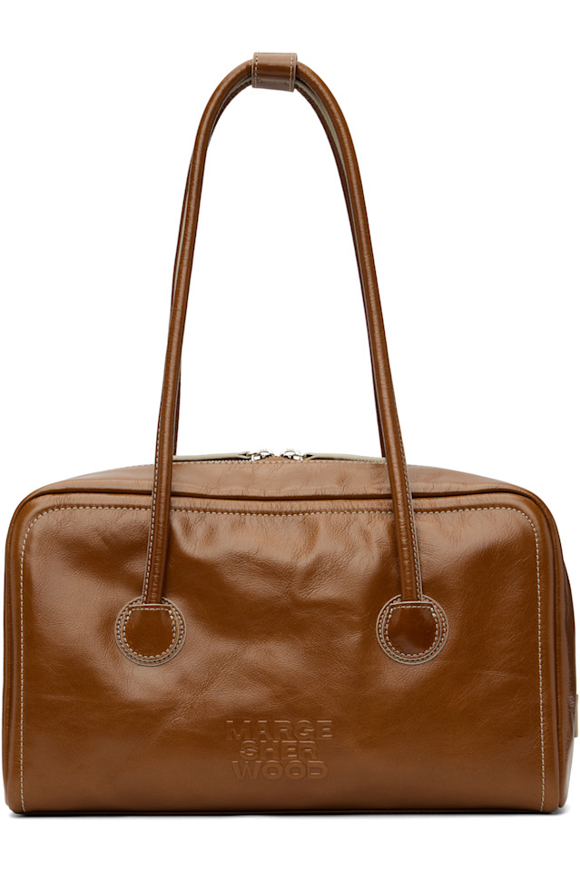 Margesherwood Коричневая мягкая бостонская сумка
Margesherwood Коричневая мягкая бостонская сумка