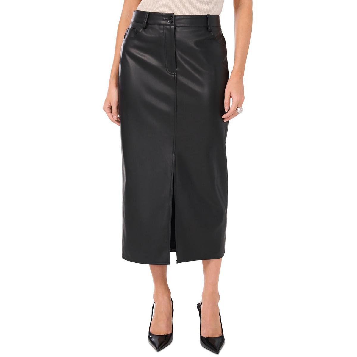 Женская юбка-карандаш из искусственной кожи с карманами Vince Camuto, цвет rich black
Женская юбка-карандаш из искусственной кожи с карманами Vince Camuto, цвет rich black