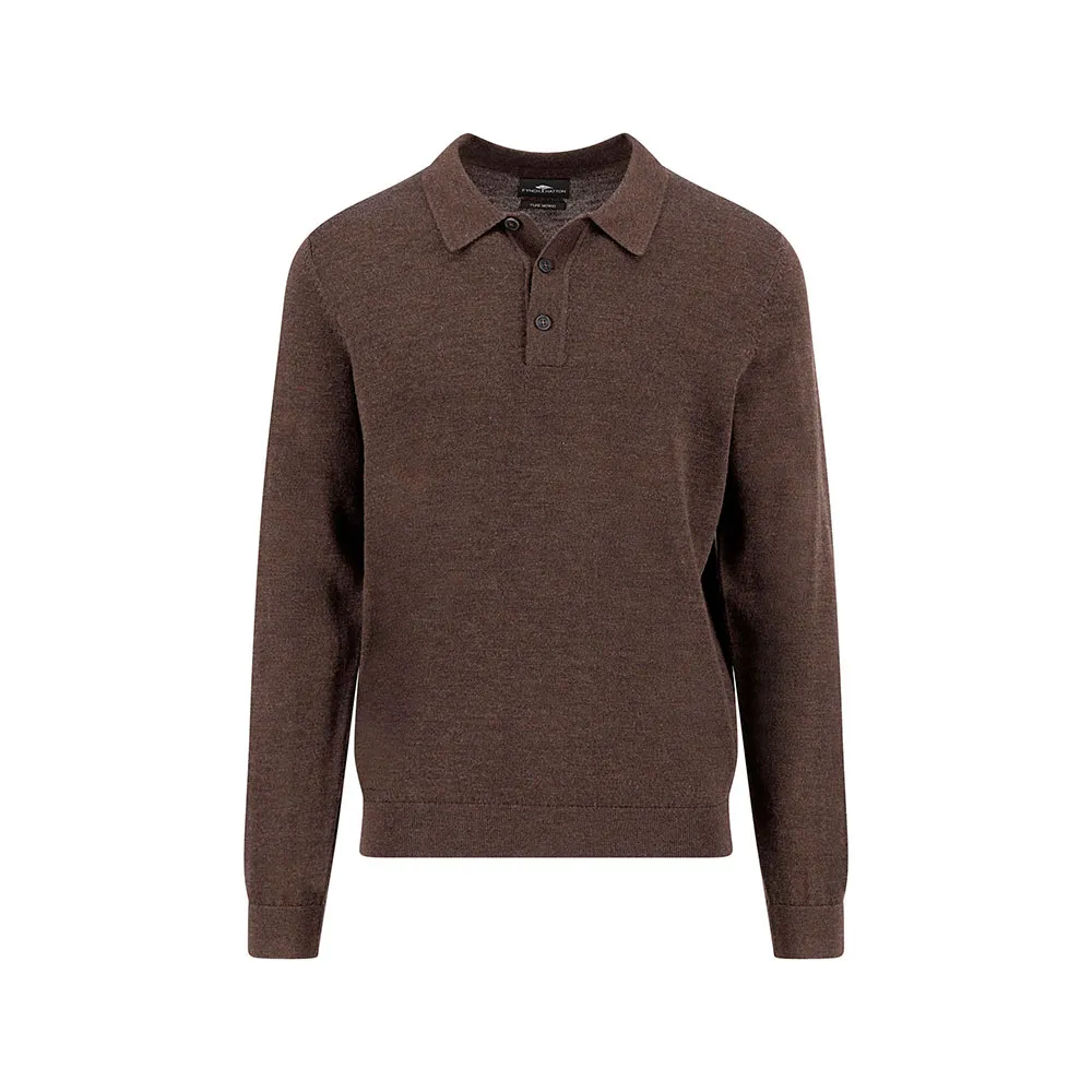 Поло с длинным рукавом Fynch Hatton 1509717, коричневый
Поло с длинным рукавом Fynch Hatton 1509717, коричневый