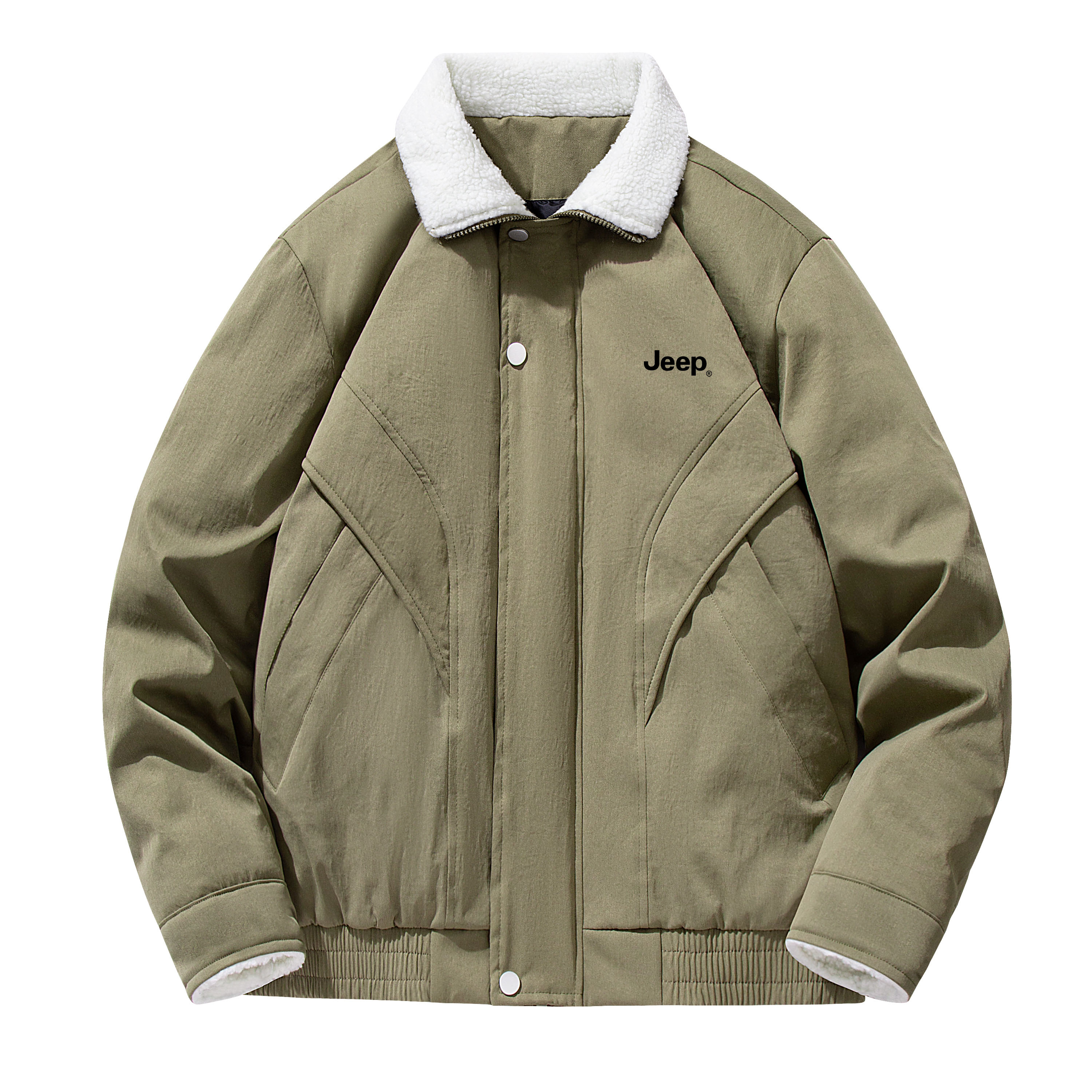 Пуховик мужской с лацканами и карманами карго Jeep, army зеленый
Пуховик мужской с лацканами и карманами карго Jeep, army зеленый