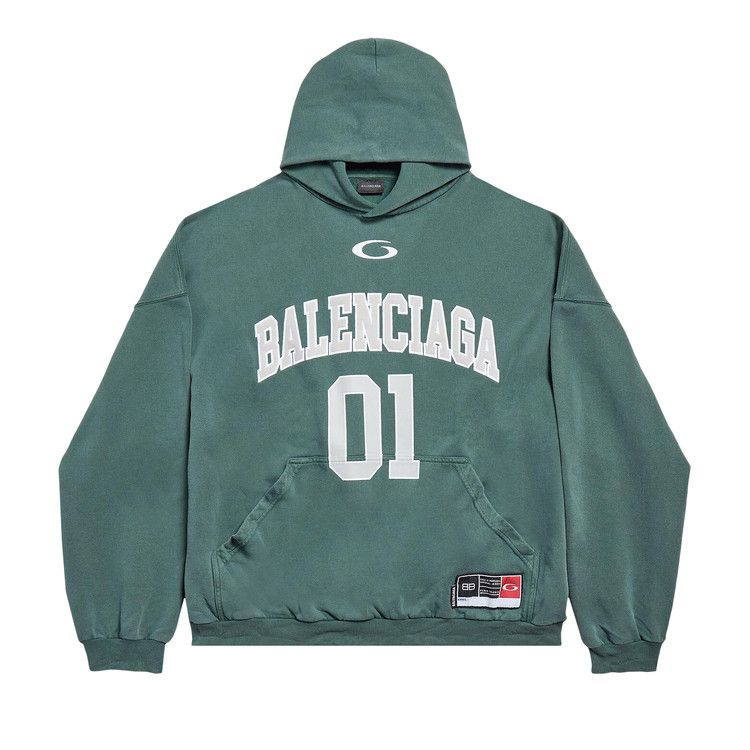 Худи Balenciaga Basketball Hoodie Large Fit, Dark Green/Light Gry
Худи Balenciaga Basketball Hoodie Large Fit, Dark Green/Light Gry