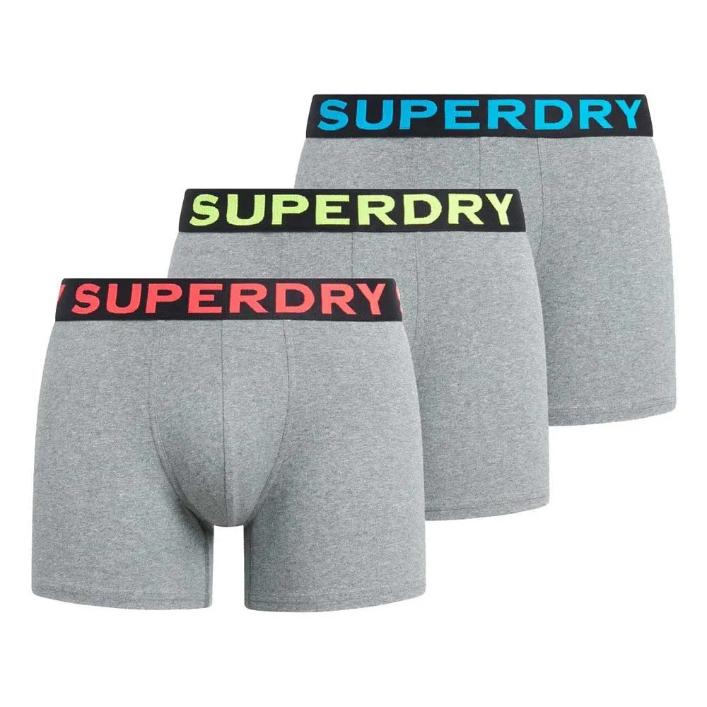 Боксеры 3 шт Superdry M3110452B, серый 
Боксеры 3 шт Superdry M3110452B, серый