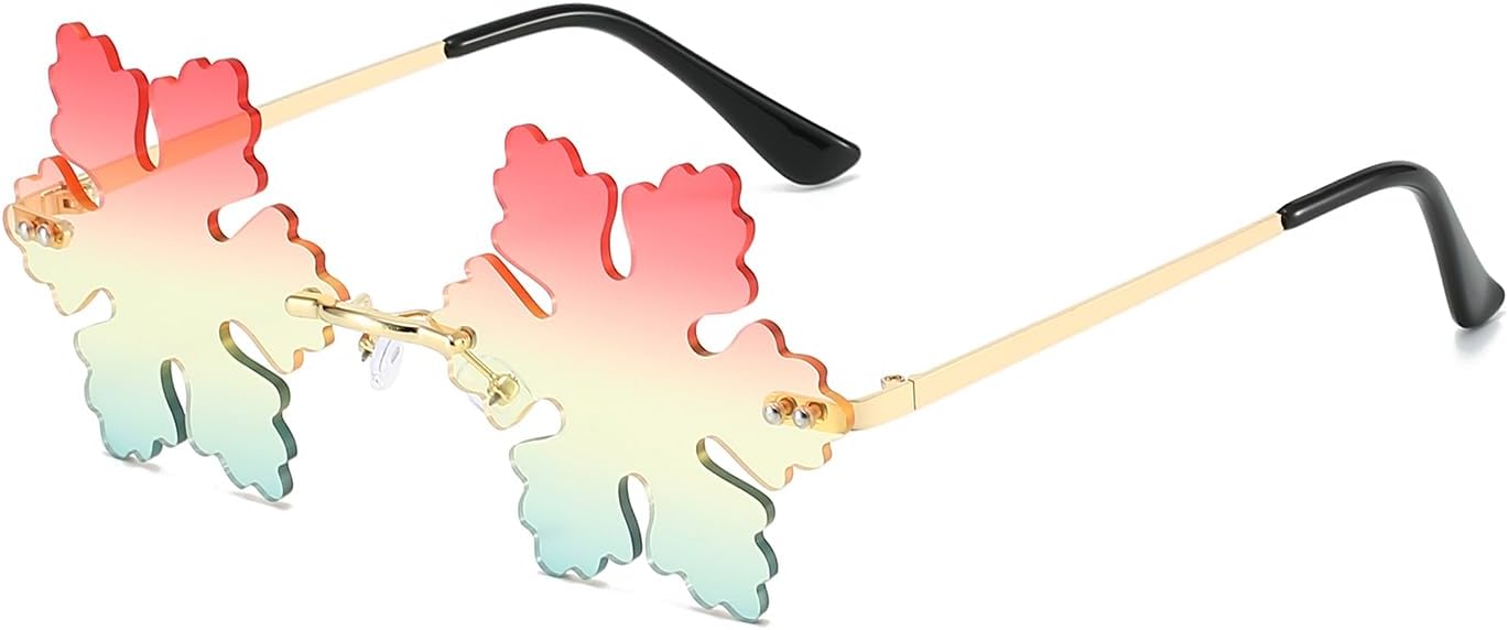 Оригинальные солнцезащитные очки в форме снежинки — без оправы, для вечеринок, выпускных, с металлической оправой, унисекс, для косплея, Рождества GNOLONG, Red Yellow Green
Оригинальные солнцезащитные очки в форме снежинки — без оправы, для вечеринок, выпускных, с металлической оправой, унисекс, для косплея, Рождества GNOLONG, Red Yellow Green