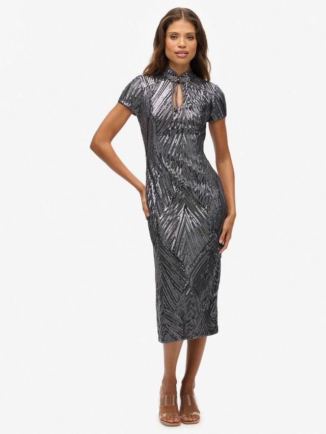 Мандариновое платье миди с пайетками Superdry, Gunmetal
Мандариновое платье миди с пайетками Superdry, Gunmetal