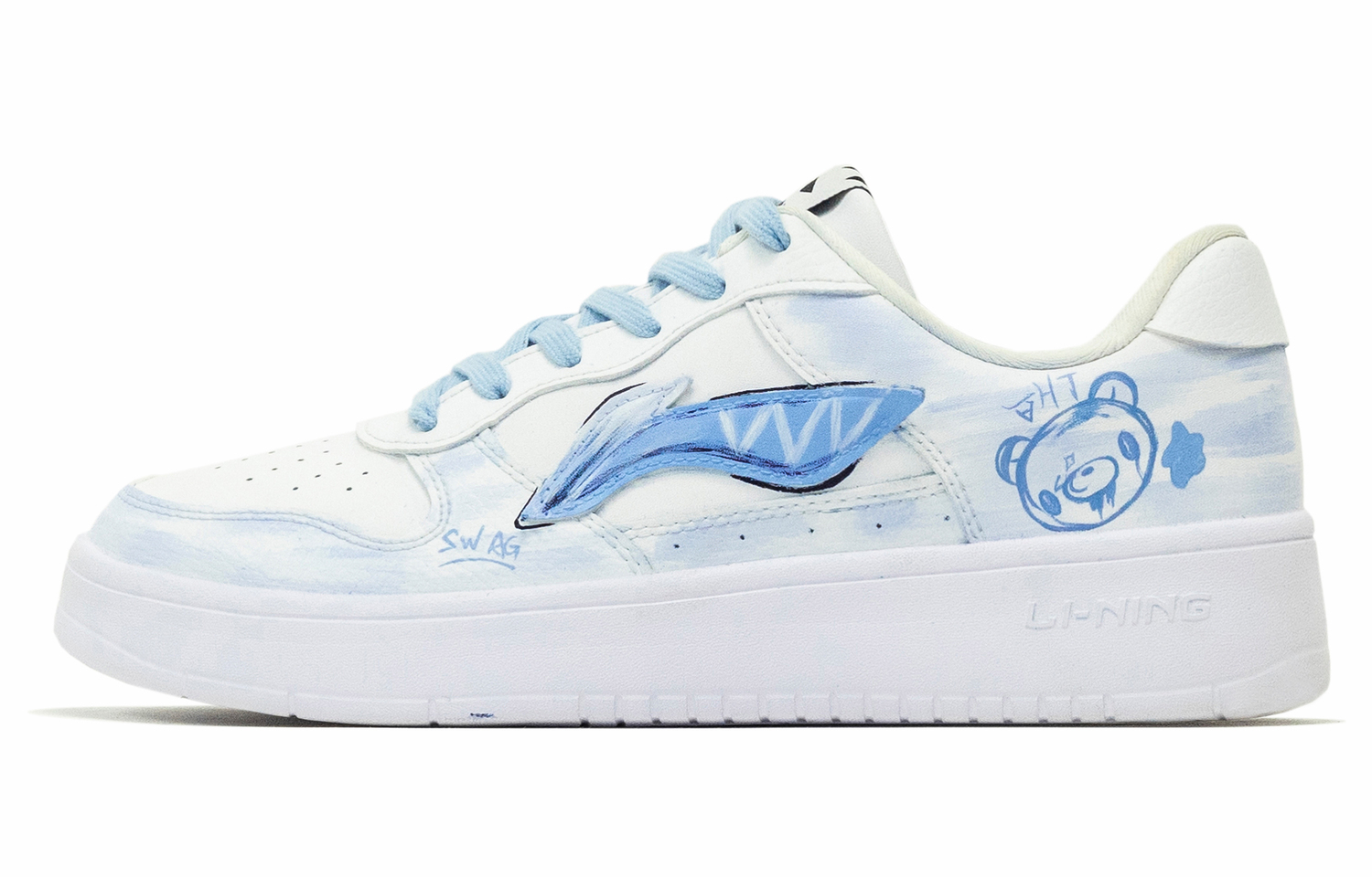 LINING Понтонные лодки устойчивые к истиранию дышащие увеличивающие высоту низкие скейтерские кроссовки мужские Sky Blue
LINING Понтонные лодки устойчивые к истиранию дышащие увеличивающие высоту низкие скейтерские кроссовки мужские Sky Blue