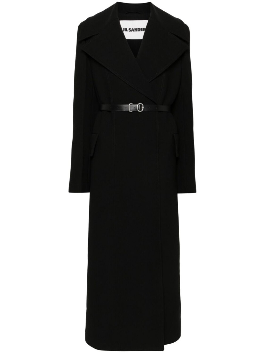 Jil Sander пальто из вирджинской шерсти, черный
Jil Sander пальто из вирджинской шерсти, черный