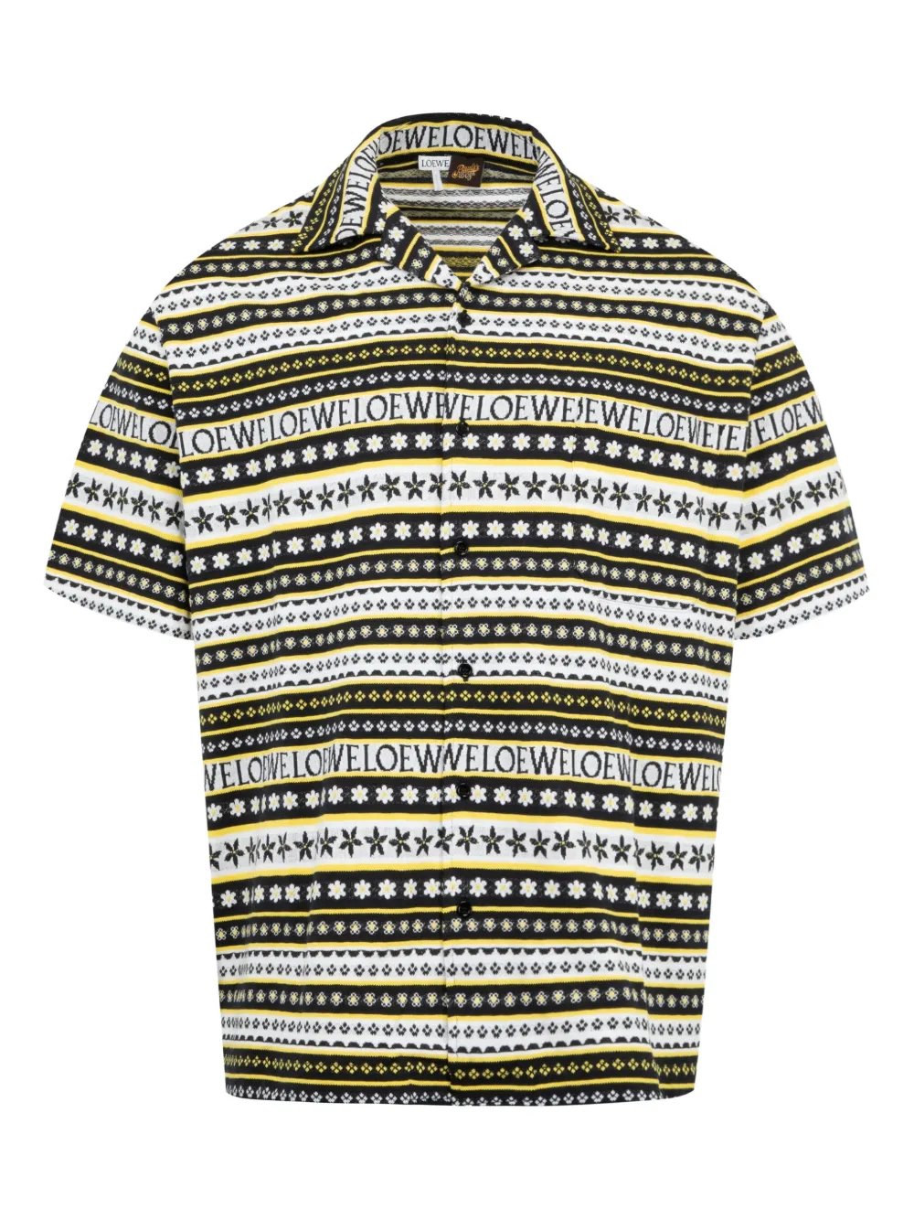 Рубашка с короткими рукавами и узором LOEWE, желтый
Рубашка с короткими рукавами и узором LOEWE, желтый