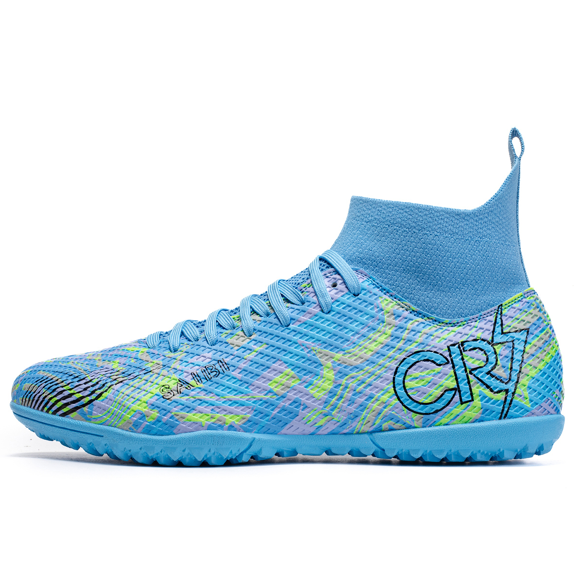 Saibi Мужские футбольные бутсы Mid Top зеленые и тёмно-голубые для искусственного покрытия, цвет Dark Sky Blue-Turf
Saibi Мужские футбольные бутсы Mid Top зеленые и тёмно-голубые для искусственного покрытия, цвет Dark Sky Blue-Turf