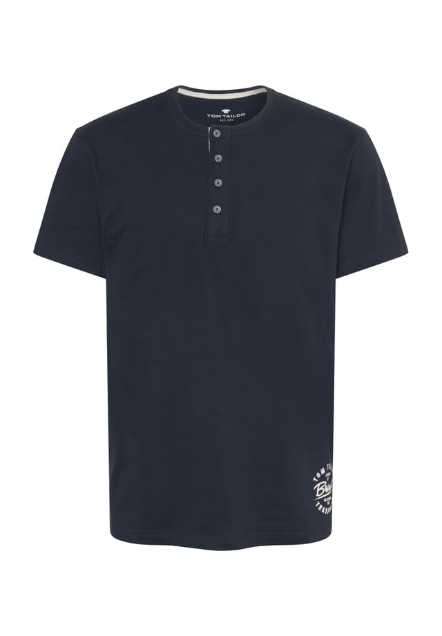 Пижамная рубашка Henley с простым принтом логотипа Tom Tailor, синий
Пижамная рубашка Henley с простым принтом логотипа Tom Tailor, синий