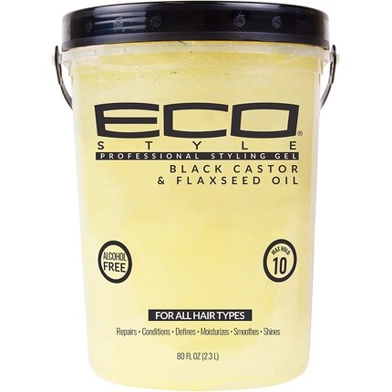 ECOCO Eco Style Гель с черным касторовым маслом льняного семени для ухода и блеска волос 5 фунтов/2,36 л
ECOCO Eco Style Гель с черным касторовым маслом льняного семени для ухода и блеска волос 5 фунтов/2,36 л