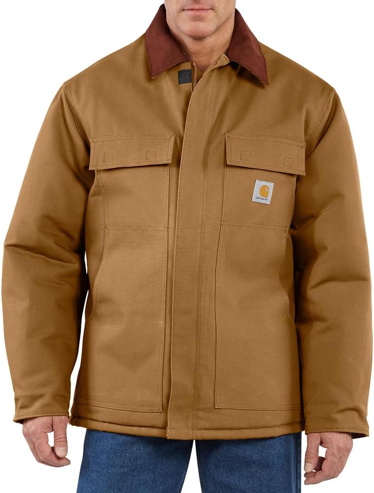 Мужская традиционная куртка свободного кроя Carhartt C003 с утеплителем из плотной утиной ткани, Carhartt Brown
Мужская традиционная куртка свободного кроя Carhartt C003 с утеплителем из плотной утиной ткани, Carhartt Brown