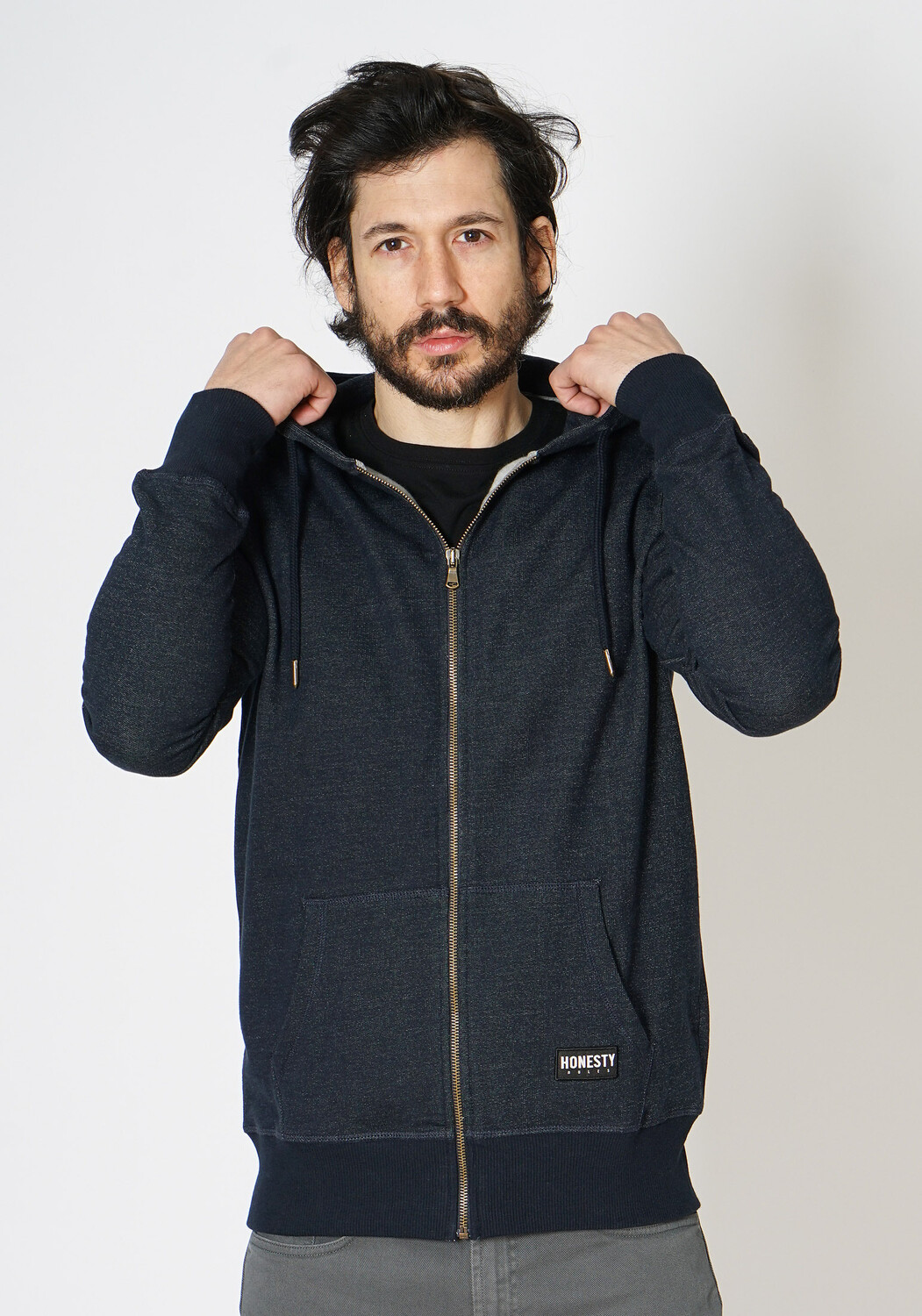 Толстовка HONESTY RULES Zip Hooded Sweat Denim, синий
Толстовка HONESTY RULES Zip Hooded Sweat Denim, синий