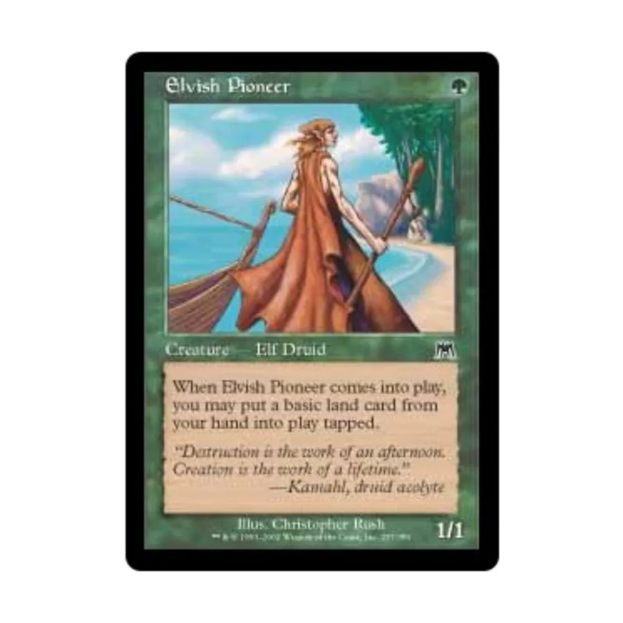 CCG Эльфийский пионер (К), MTG - Onslaught
CCG Эльфийский пионер (К), MTG - Onslaught