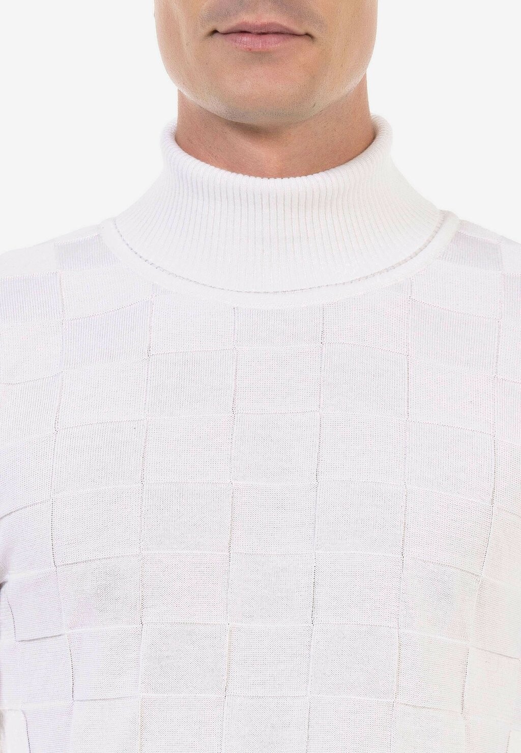 Джемпер Cipo & Baxx, белый 
Джемпер Cipo & Baxx, белый