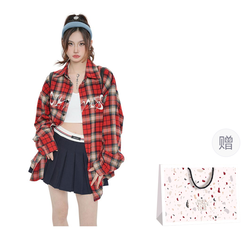 Футболка женская ZWMH, красная клетка короткий рукав
Футболка женская ZWMH, красная клетка короткий рукав