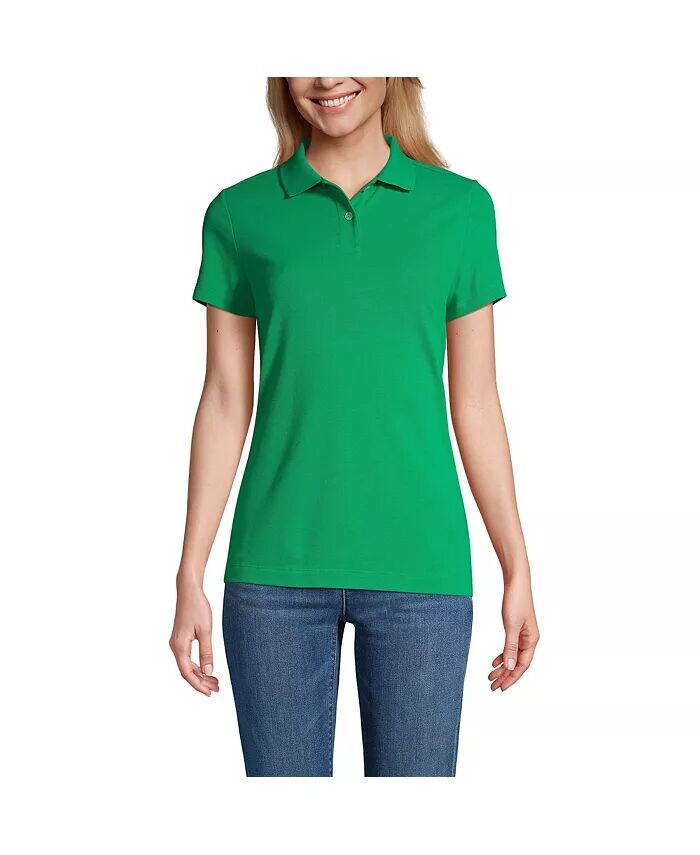 Женская школьная форма, базовая сетчатая рубашка-поло с короткими рукавами Lands' End, зеленый
Женская школьная форма, базовая сетчатая рубашка-поло с короткими рукавами Lands' End, зеленый