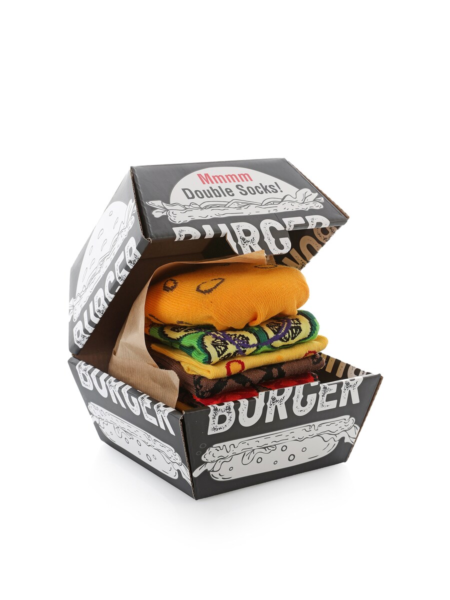 Носки Crea Socks Hamburger, разноцветный
Носки Crea Socks Hamburger, разноцветный