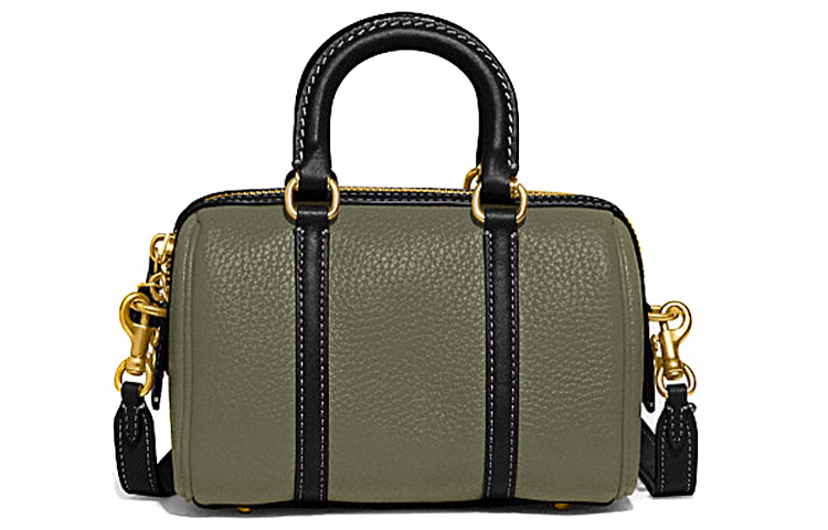 Сумка через плечо Ruby из коровьей кожи, армейский зеленый и черный COACH
Сумка через плечо Ruby из коровьей кожи, армейский зеленый и черный COACH