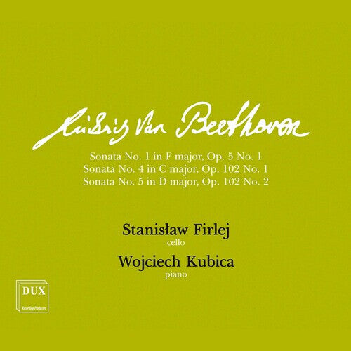 CD диск Beethoven / Firlej / Kubica: Cello Sonatas 
CD диск Beethoven / Firlej / Kubica: Cello Sonatas
