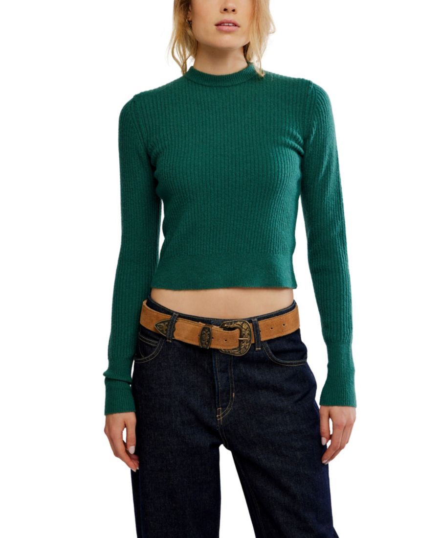 Женский свитер Even After с высоким воротником, надеваемый через голову Free People, Rainforest
Женский свитер Even After с высоким воротником, надеваемый через голову Free People, Rainforest