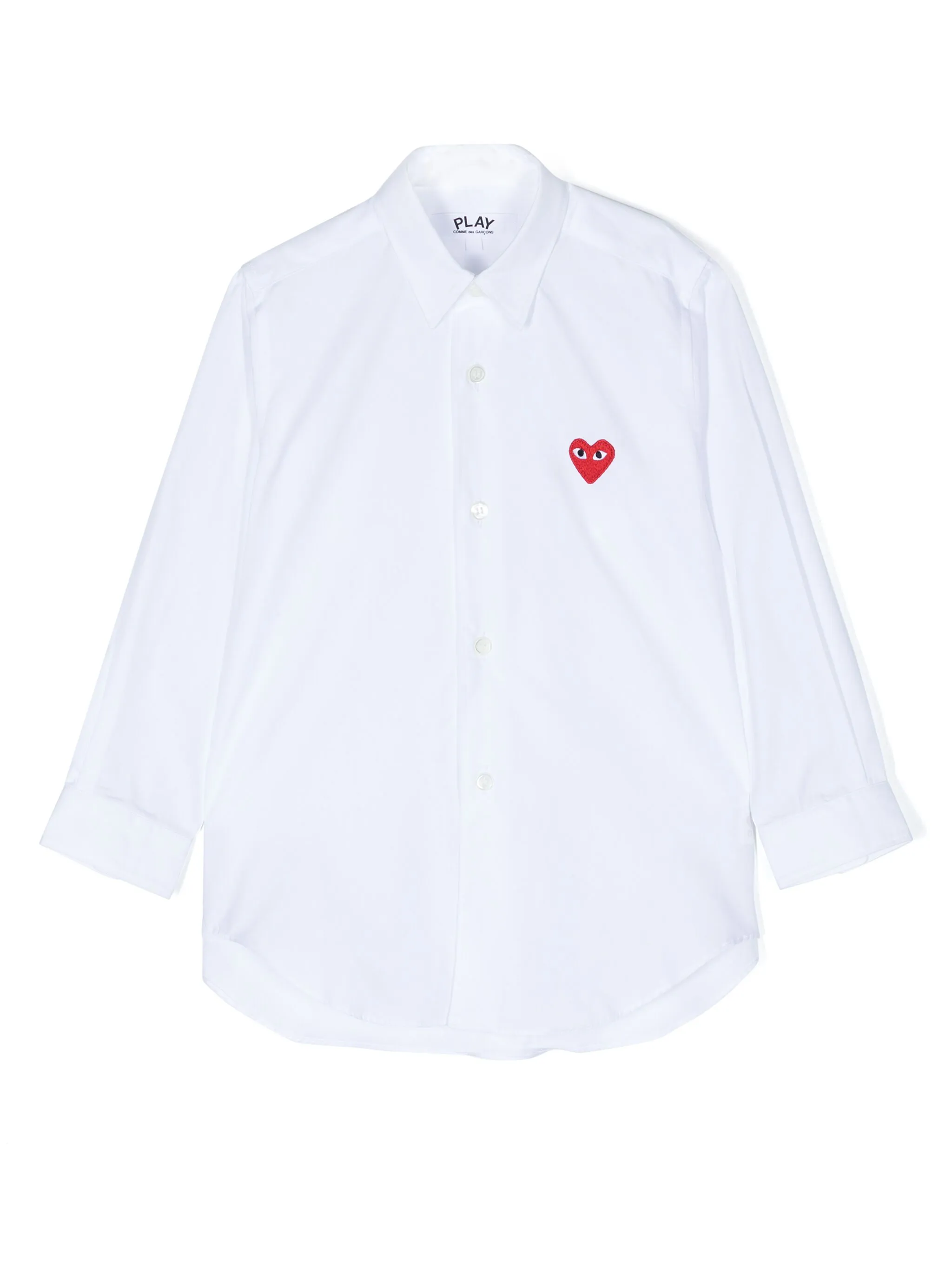 Рубашка с вышивкой Comme Des Garçons Play Kids, белый
Рубашка с вышивкой Comme Des Garçons Play Kids, белый