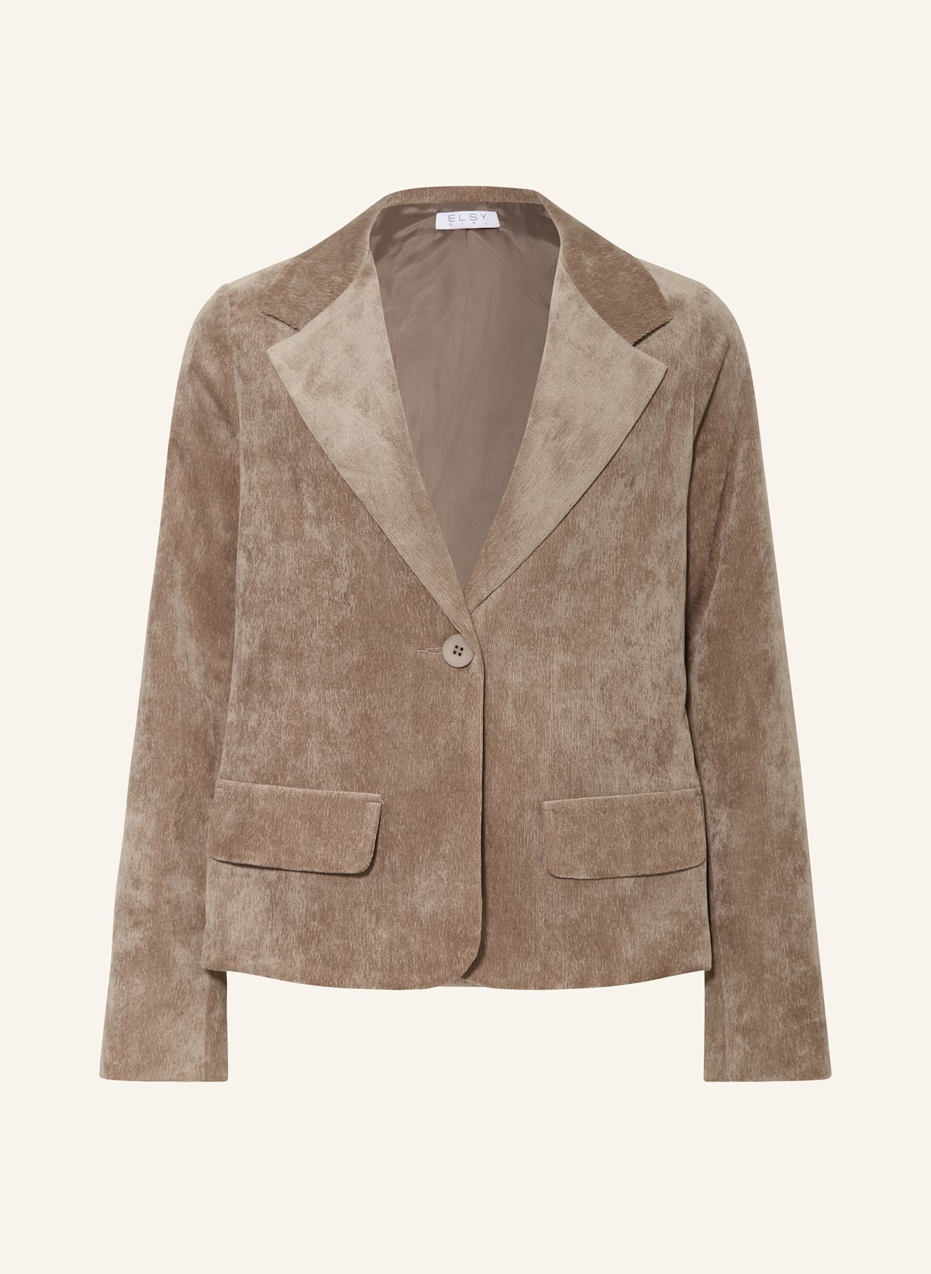 Вельветовый блейзер Elsy, коричневый
Вельветовый блейзер Elsy, коричневый