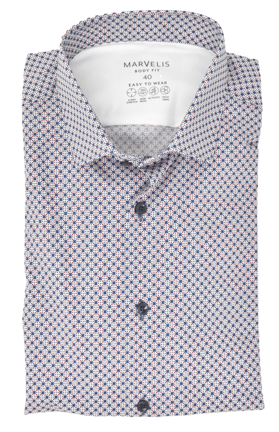 Рубашка MARVELIS Body Fit Easy To Wear, синий
Рубашка MARVELIS Body Fit Easy To Wear, синий
