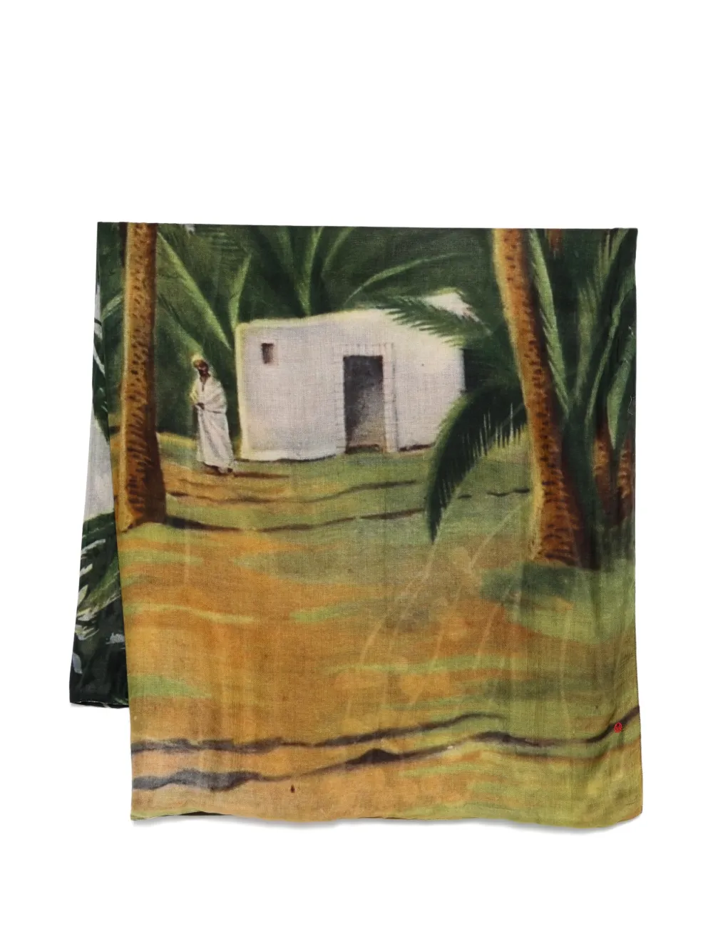 Многоцветный шарф с принтом Talking Walls, зеленый
Многоцветный шарф с принтом Talking Walls, зеленый