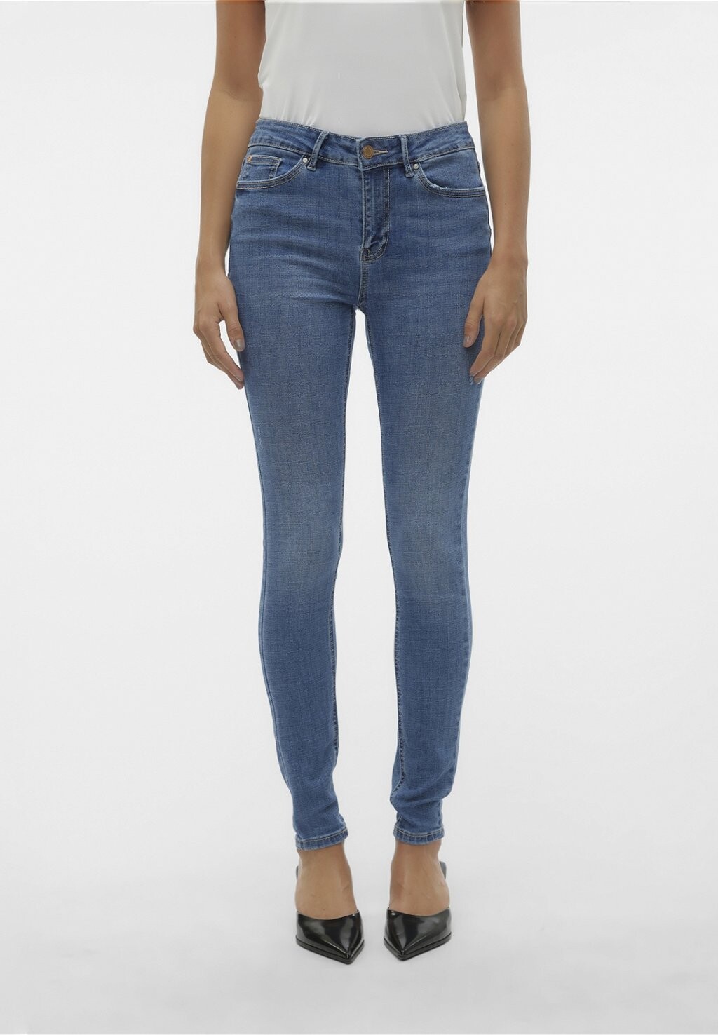 Джинсы Skinny Fit VMFLASH Vero Moda, цвет medium blue denim
Джинсы Skinny Fit VMFLASH Vero Moda, цвет medium blue denim