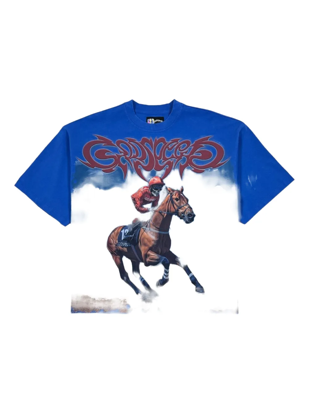 Футболка с графическим принтом GODSPEED, синий
Футболка с графическим принтом GODSPEED, синий