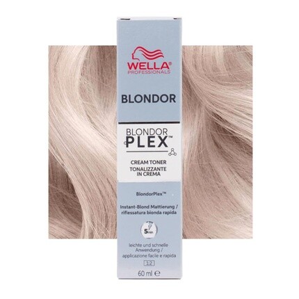 Кремовый тоник Wella Professionals BlondorPlex бледно-серебристый
Кремовый тоник Wella Professionals BlondorPlex бледно-серебристый