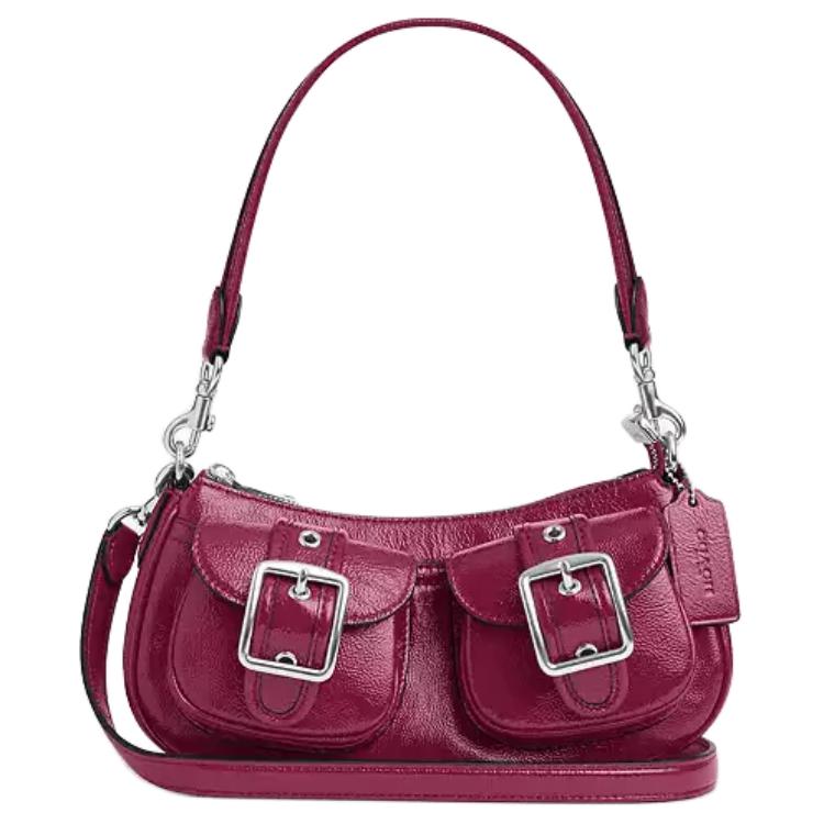 COACH Кожаная портативная сумка через плечо
COACH Кожаная портативная сумка через плечо