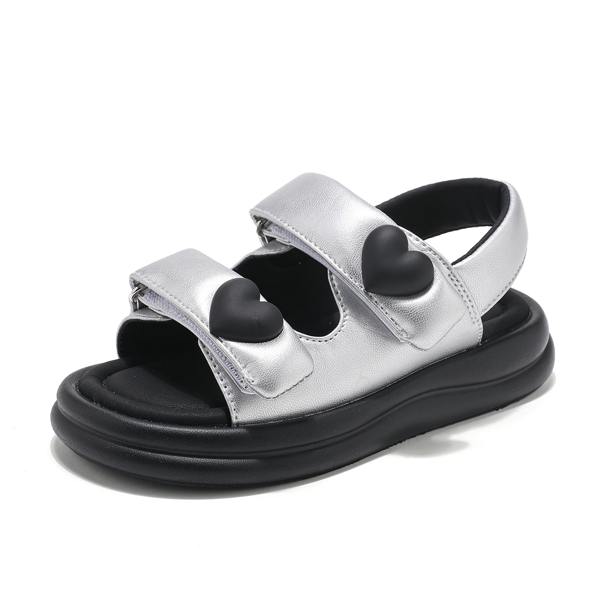Сандалии детские, легкие, износостойкие, с амортизацией, низкие ABC KIDS, черный/серый/серебряный
Сандалии детские, легкие, износостойкие, с амортизацией, низкие ABC KIDS, черный/серый/серебряный