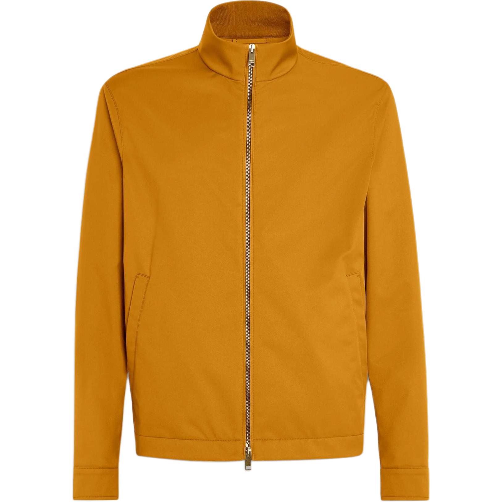 Ermenegildo Zegna Застёгивающаяся на молнию куртка-бомбер Zegna, Ochre
Ermenegildo Zegna Застёгивающаяся на молнию куртка-бомбер Zegna, Ochre