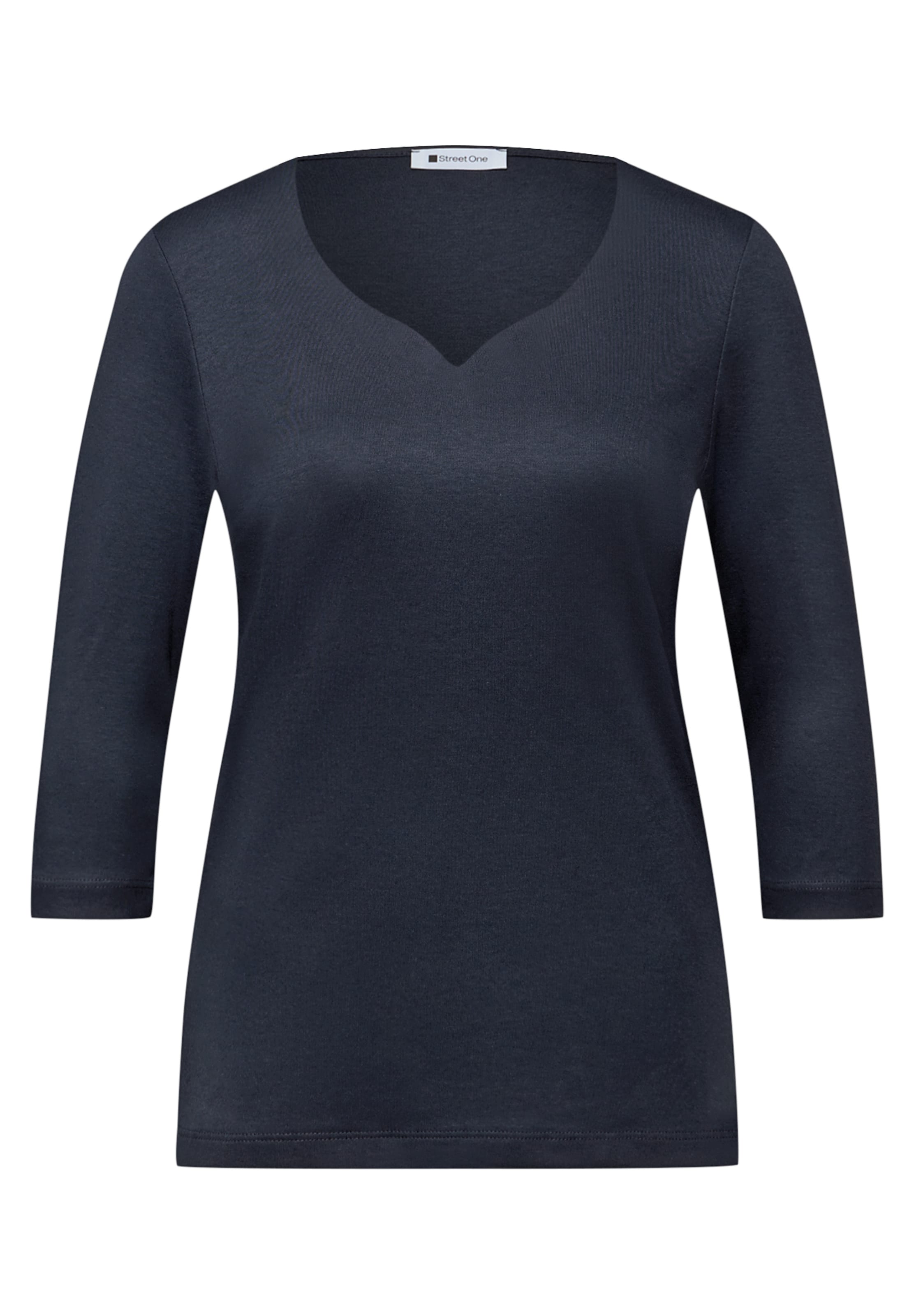 STREET ONE Лонгслив 'Ada' в цвете Navy
STREET ONE Лонгслив 'Ada' в цвете Navy