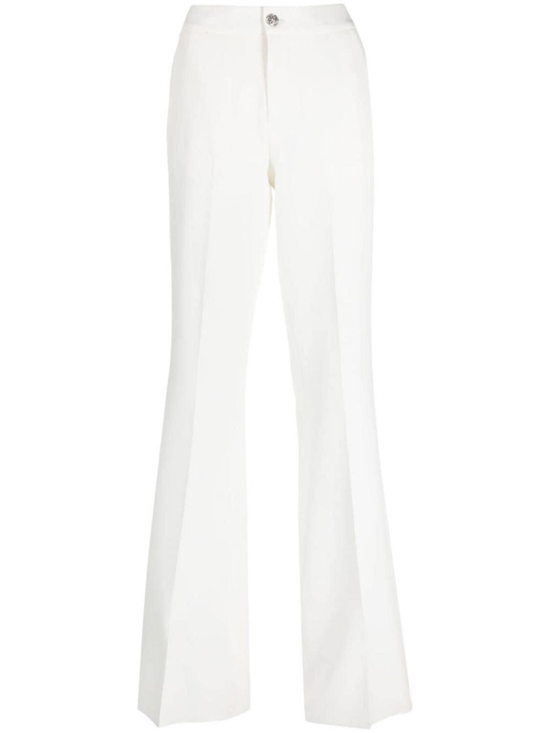 Philipp Plein расклешенные брюки средней посадки, белый 
Philipp Plein расклешенные брюки средней посадки, белый