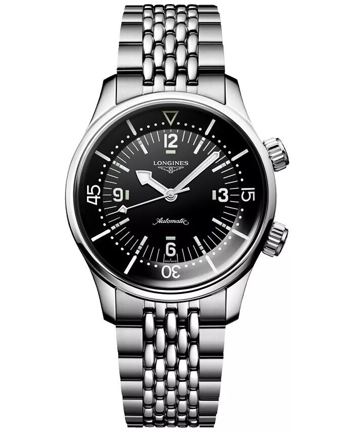 Мужские швейцарские автоматические часы Legend Diver с браслетом из нержавеющей стали, 39 мм Longines, серебро
Мужские швейцарские автоматические часы Legend Diver с браслетом из нержавеющей стали, 39 мм Longines, серебро