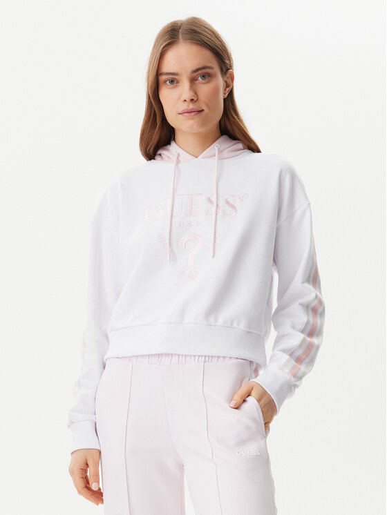 Толстовка обычного кроя V5GQ17 KCRT1 Guess, белый 
Толстовка обычного кроя V5GQ17 KCRT1 Guess, белый