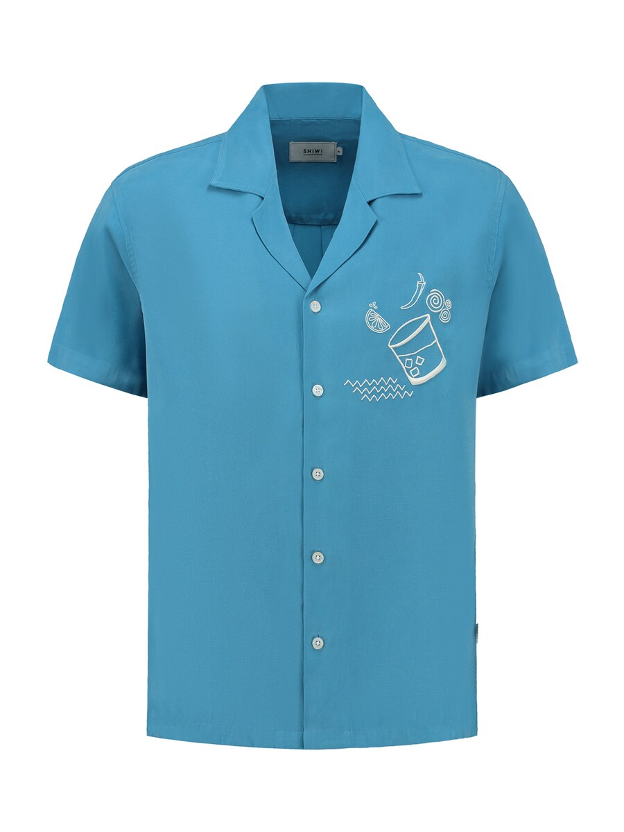 Рубашка на пуговицах классического кроя Shiwi, синий
Рубашка на пуговицах классического кроя Shiwi, синий