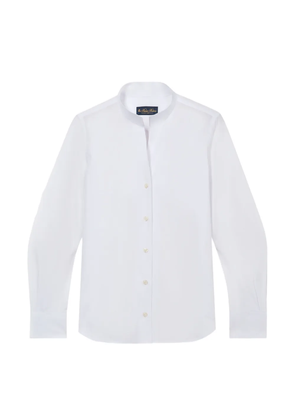 Рубашка из поплина со стойкой Brooks Brothers, белый
Рубашка из поплина со стойкой Brooks Brothers, белый