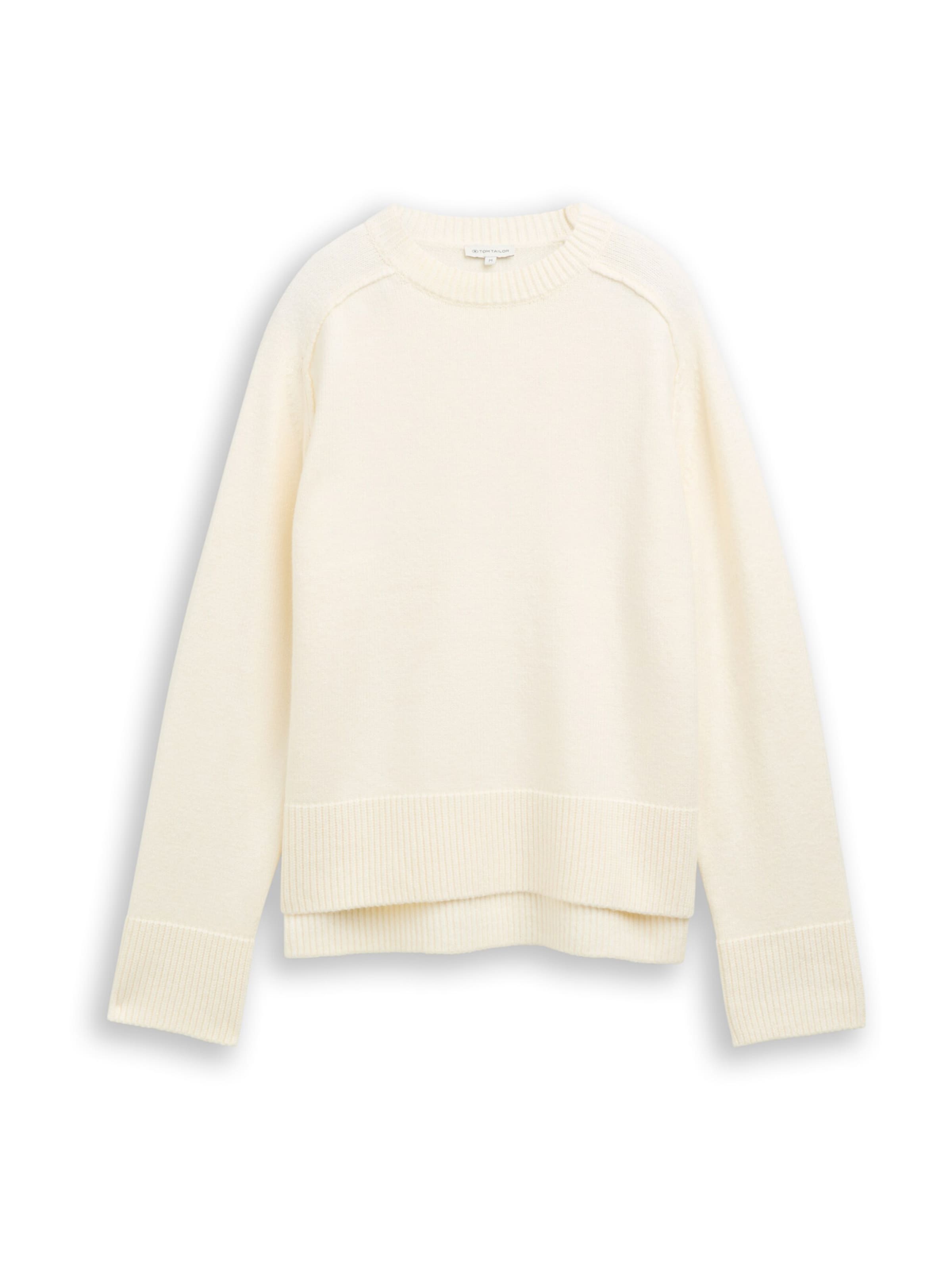 TOM TAILOR Свитер из шерсти белый
TOM TAILOR Свитер из шерсти белый