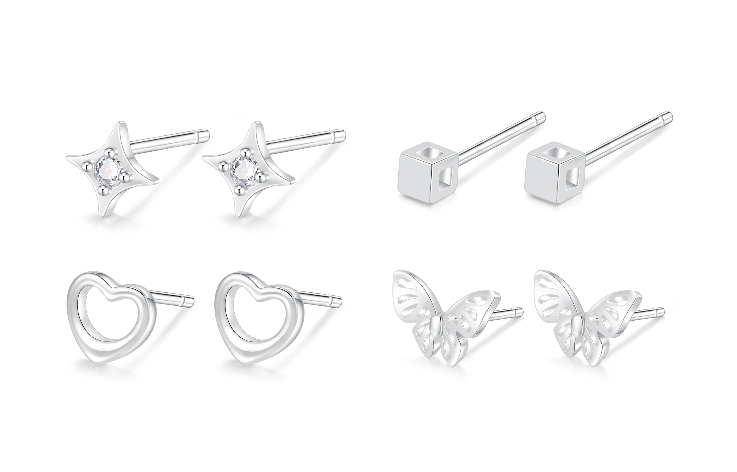 Серьги-гвоздики из сплава со стразами и искусственным жемчугом Women's TEEX, Astral Butterfly
Серьги-гвоздики из сплава со стразами и искусственным жемчугом Women's TEEX, Astral Butterfly