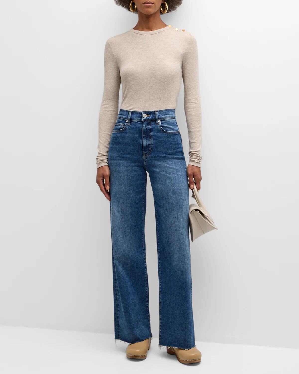 Джинсы Le Slim Palazzo с потертостями Frame, цвет Mermaid
Джинсы Le Slim Palazzo с потертостями Frame, цвет Mermaid