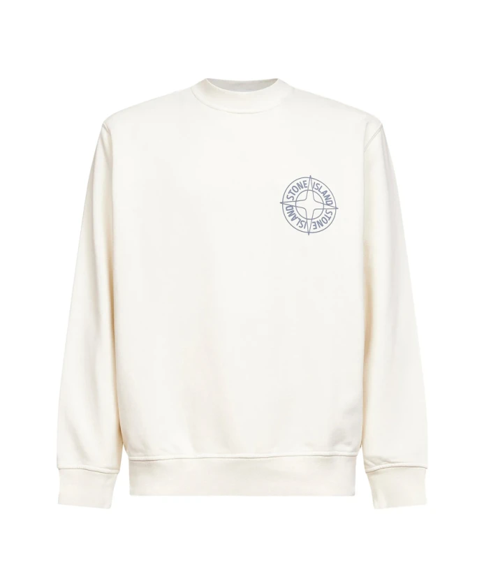 Свитшот с круглым вырезом Stone Island, белый
Свитшот с круглым вырезом Stone Island, белый