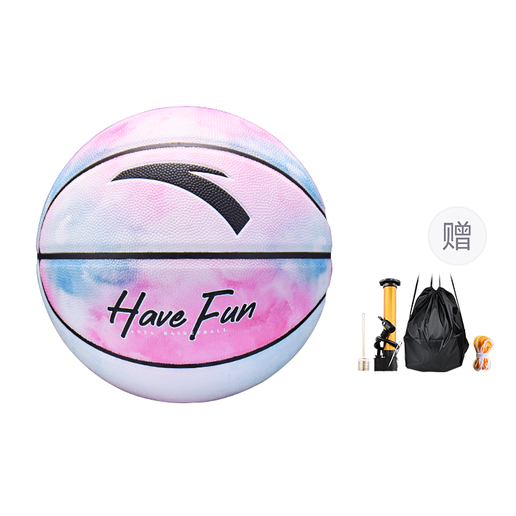 ANTA Баскетбольный мяч PU Cuba с тай-даем в сине-розовых тонах, размер 7, для уличных тренировок и соревнований, унисекс
ANTA Баскетбольный мяч PU Cuba с тай-даем в сине-розовых тонах, размер 7, для уличных тренировок и соревнований, унисекс