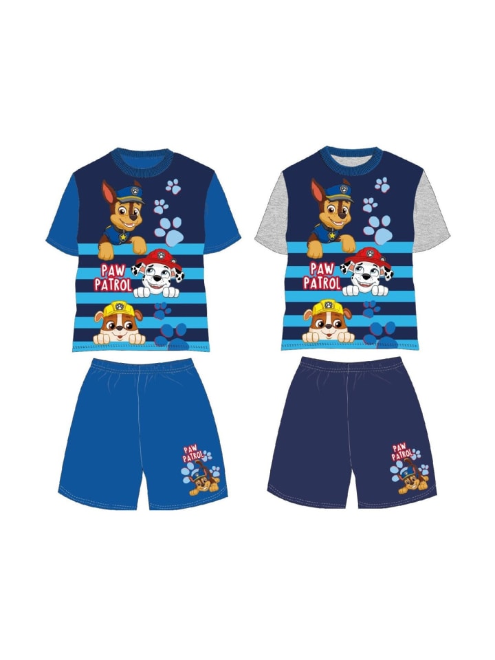 Paw Patrol Детская пижама Happy Stripes, короткая, для детей 2 лет, синяя
Paw Patrol Детская пижама Happy Stripes, короткая, для детей 2 лет, синяя