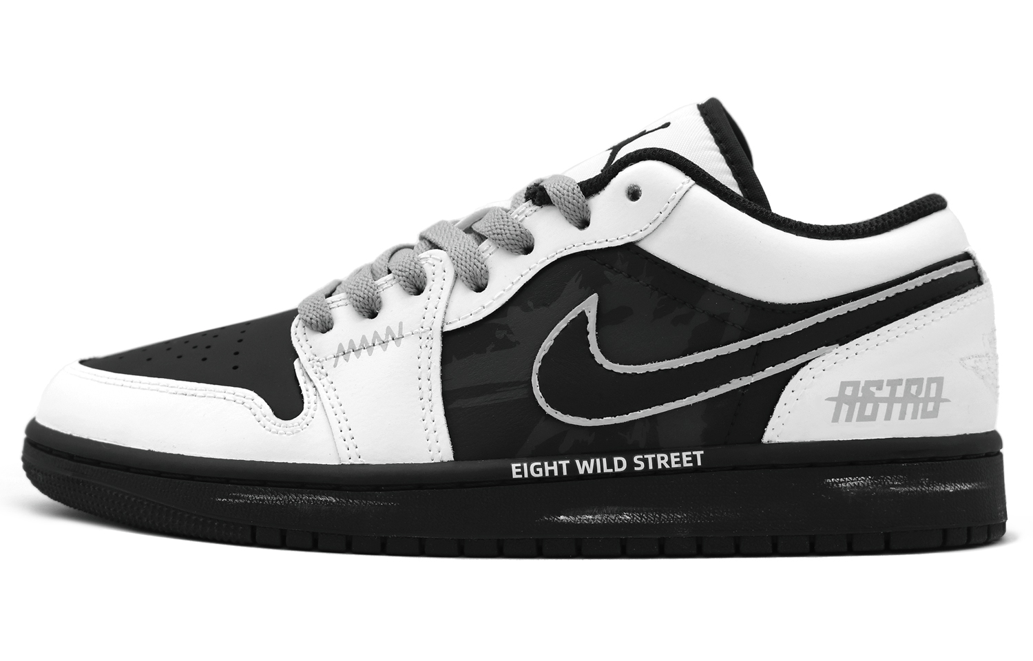 Jordan Баскетбольные кроссовки Air 1 WET Shadow Dark Area с амортизацией, износостойкие, винтажные, низкие, мужские, черно-белые 
Jordan Баскетбольные кроссовки Air 1 WET Shadow Dark Area с амортизацией, износостойкие, винтажные, низкие, мужские, черно-белые