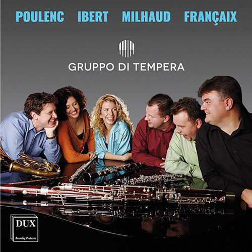 CD диск Francaix / Ibert / Milhaud / Gruppo Di Tempera: Poulenc Ibert Milhaud & Francaix
CD диск Francaix / Ibert / Milhaud / Gruppo Di Tempera: Poulenc Ibert Milhaud & Francaix