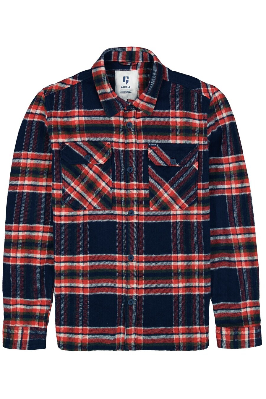 Рубашка на пуговицах стандартного кроя Garcia, темно-синий/кроваво-красный
Рубашка на пуговицах стандартного кроя Garcia, темно-синий/кроваво-красный